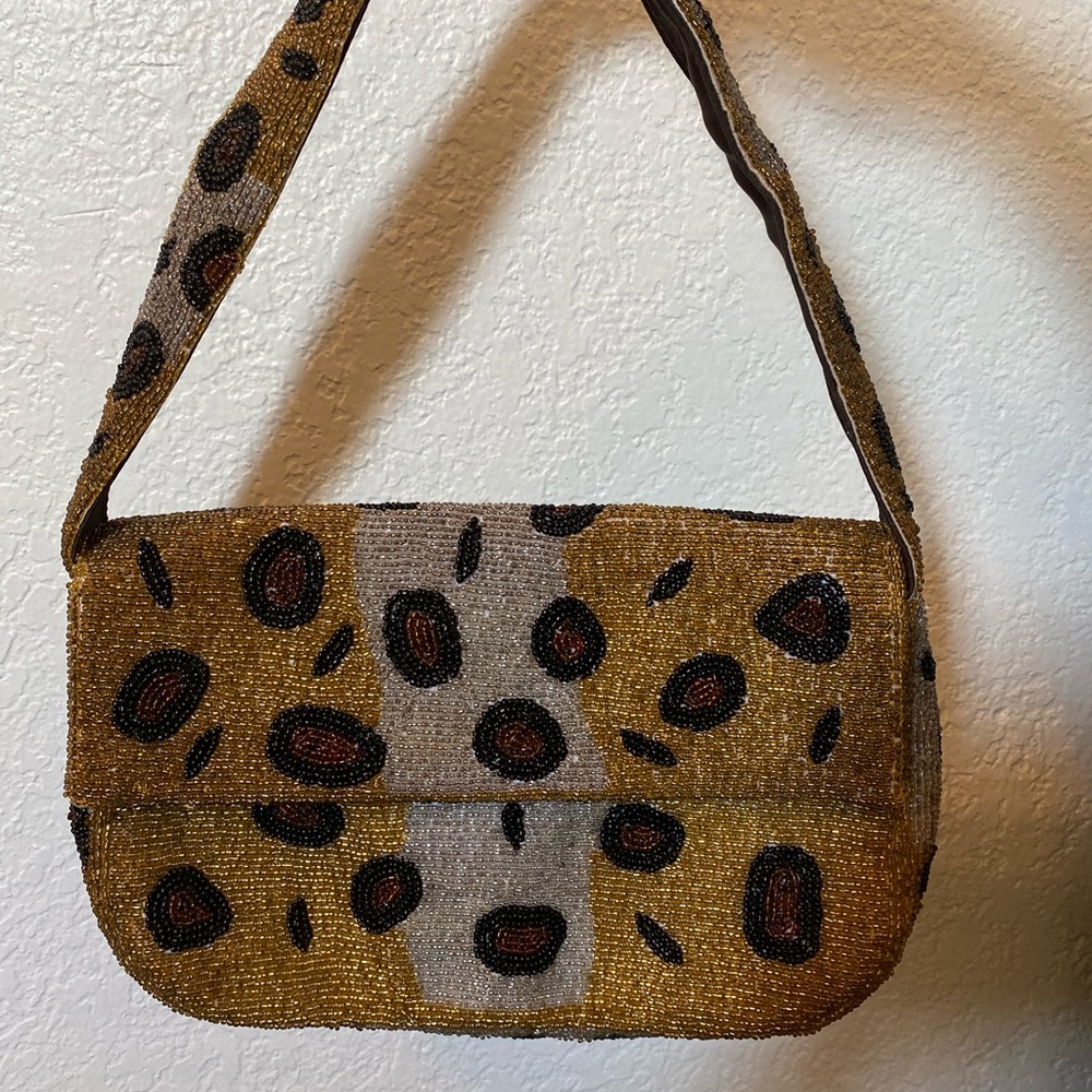 Y&L vintage small clutch beaded purse